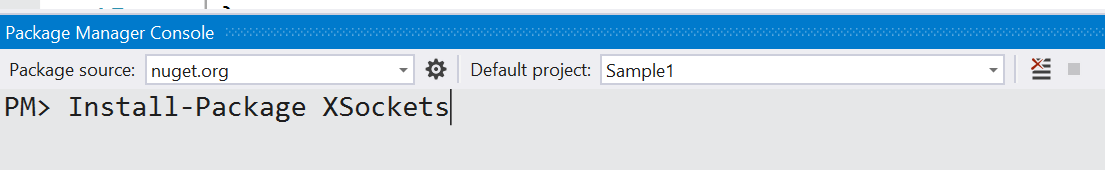 Nuget Package Manager Console